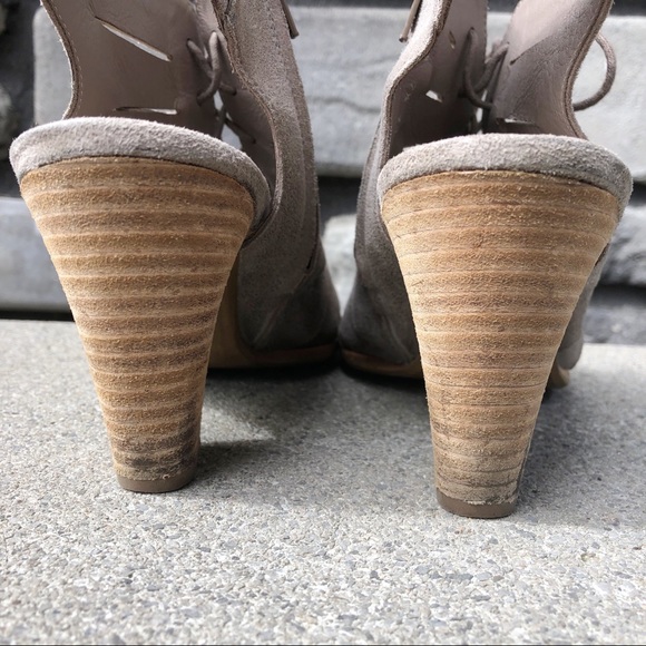 Paul Green Cosmo Leather Lace-Up Sandal sz 10 - Picture 3 of 8